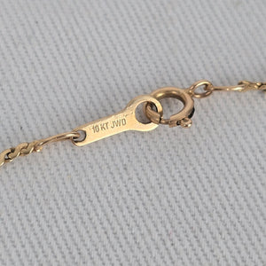 10K Solid Gold Fine Wheat Chain Necklace Stamped 10K
