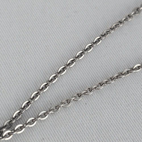 Abraxas Silver Tone Orange Bead Pendant Necklace