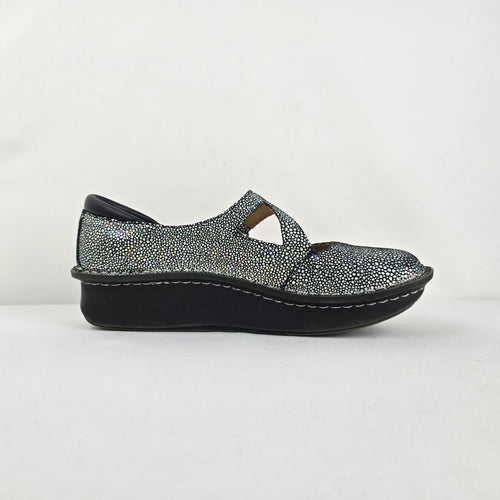 Alegria Dayna Iridescent Leather Mary Jane Comfort Shoes Size 8