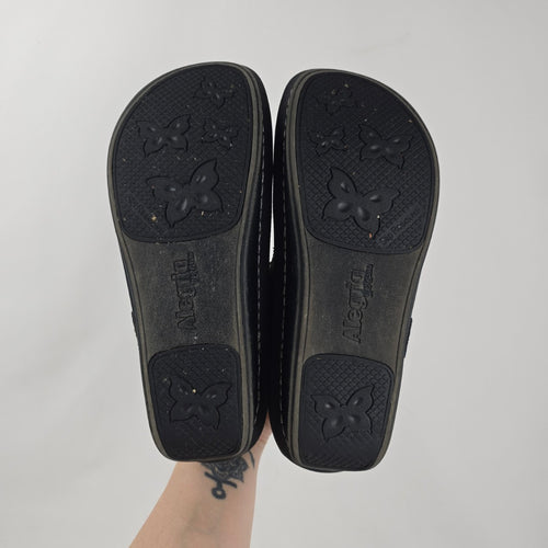 Alegria Dayna Iridescent Leather Mary Jane Comfort Shoes Size 8