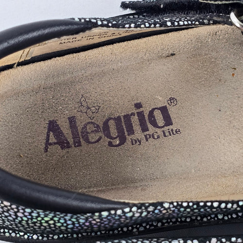 Alegria Dayna Iridescent Leather Mary Jane Comfort Shoes Size 8