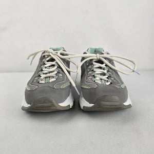 Skechers D’Lites Life Saver Grey & Mint Sneakers Size 6