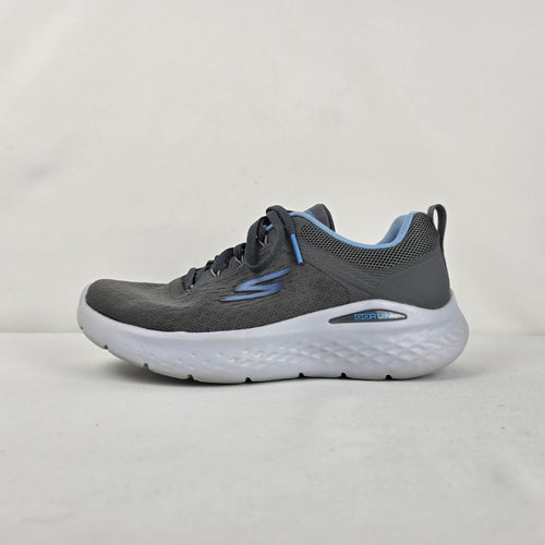 Skechers GO RUN Lite Charcoal Blue Running Shoes Size 6.5