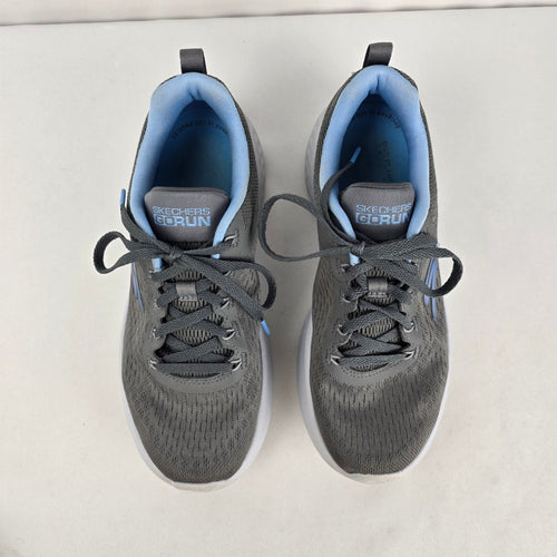 Skechers GO RUN Lite Charcoal Blue Running Shoes Size 6.5