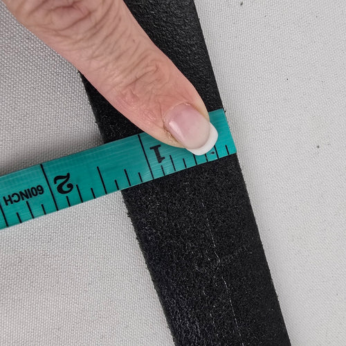 Genuine Leather Black Belt Brushed Silver Buckle Size S/M