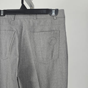 AKRIS Punto Women's Gray Wool Blend Straight Leg Dress Pants Size 8