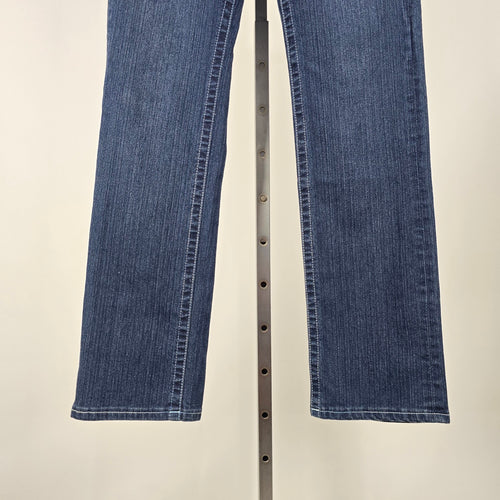 True Religion Women's Blue Ricky Straight Leg Jeans Size 30