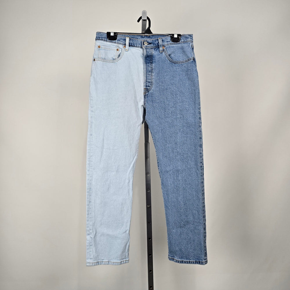 Levi's Women's 501 Split Two Tone Straight Leg Jeans W31 L28