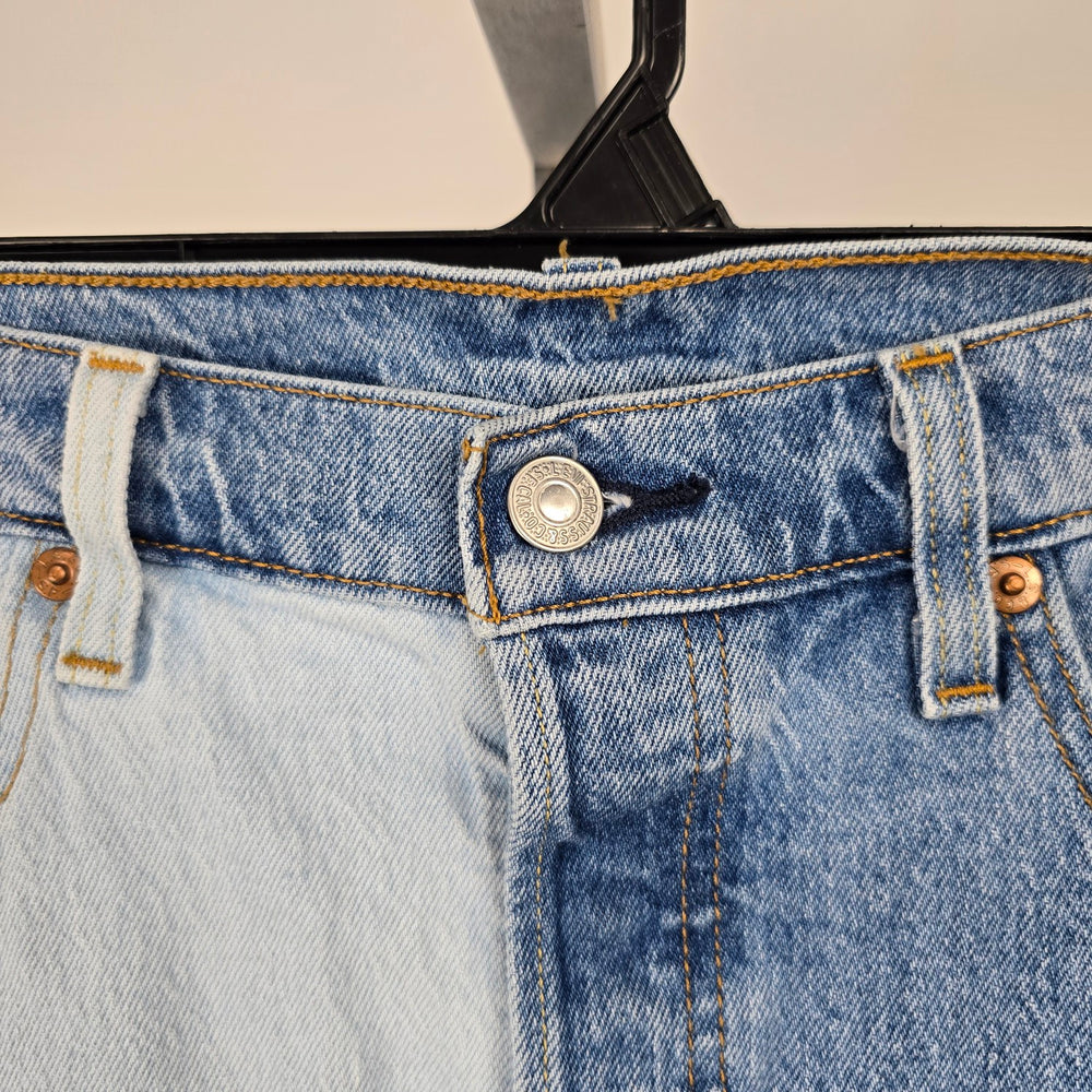 Levi's Women's 501 Split Two Tone Straight Leg Jeans W31 L28