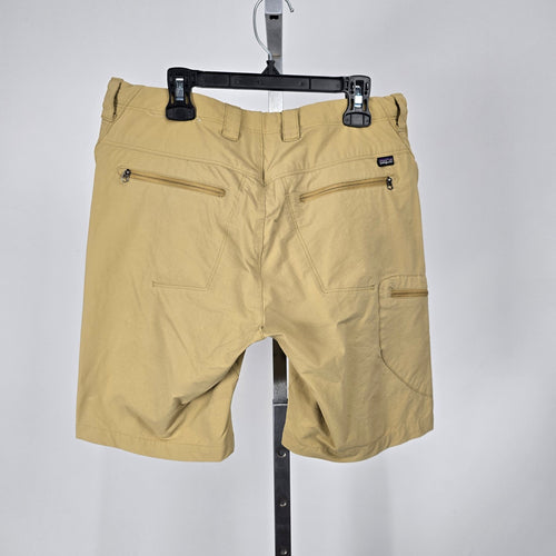Patagonia Rock Guide Hiking Shorts Khaki Outdoor Cargo Size 6