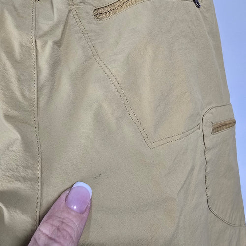Patagonia Rock Guide Hiking Shorts Khaki Outdoor Cargo Size 6
