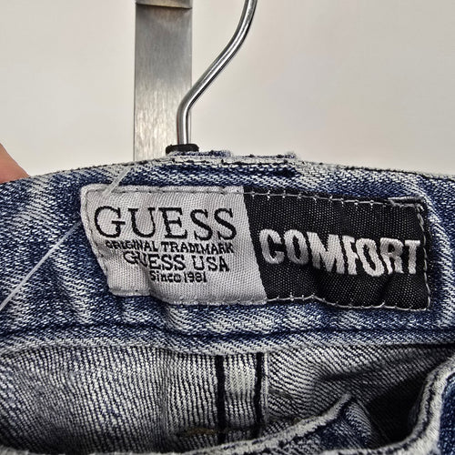 Guess Vintage Blue Comfort Bootcut Stretch Jeans Size 31 Light Wash