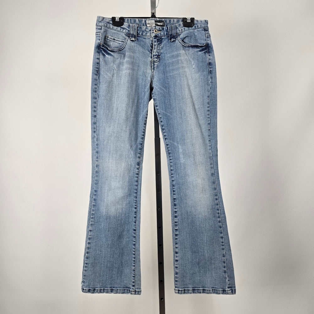 Guess Vintage Blue Comfort Bootcut Stretch Jeans Size 31 Light Wash