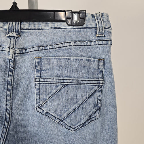 Guess Vintage Blue Comfort Bootcut Stretch Jeans Size 31 Light Wash