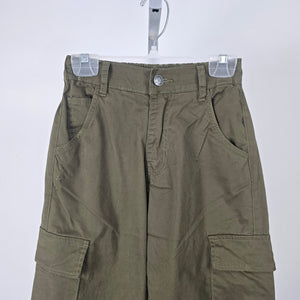 Kuwalla Tee Army Green Straight Cut Cargo Pants Stretch Cotton XS
