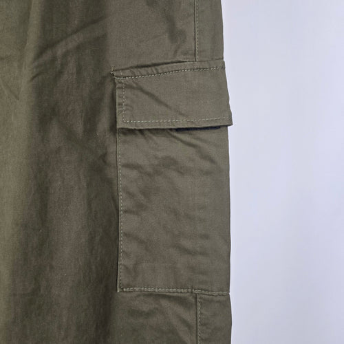 Kuwalla Tee Army Green Straight Cut Cargo Pants Stretch Cotton XS