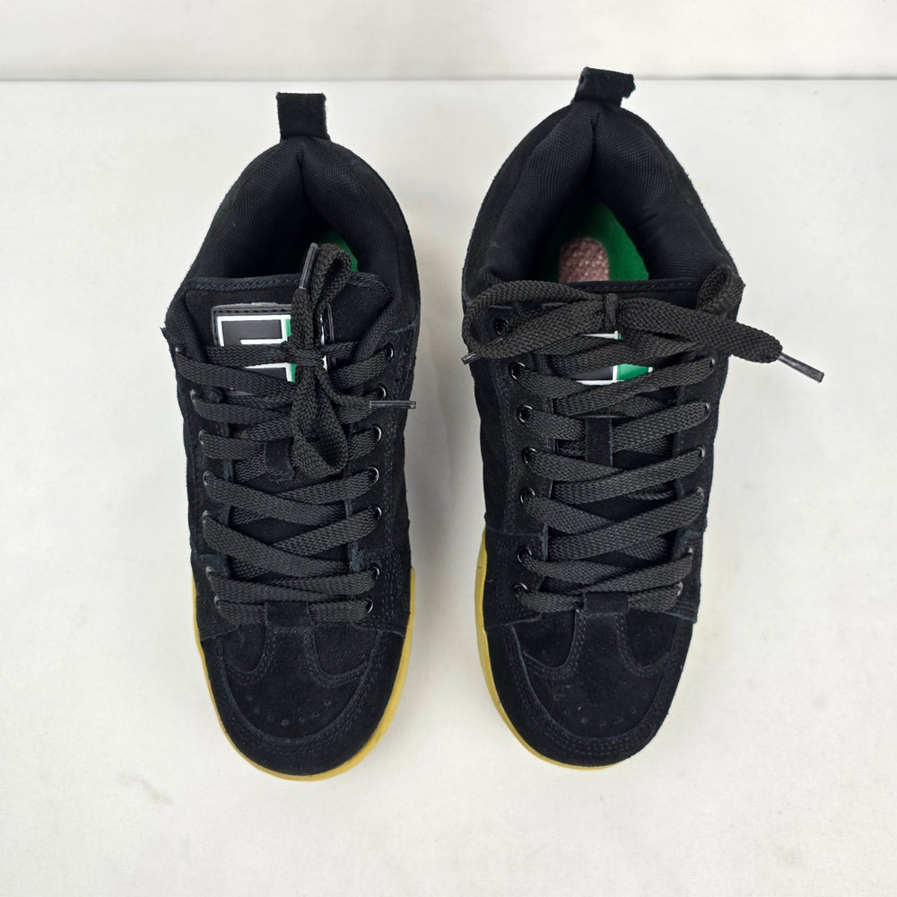 ERA One Origin Black Suede Skate Shoes Gum Sole Lace Up Sneakers Size 10.5