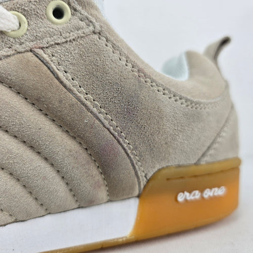 Era One Origin White Suede Skate Shoes Gum Sole Size 9.5