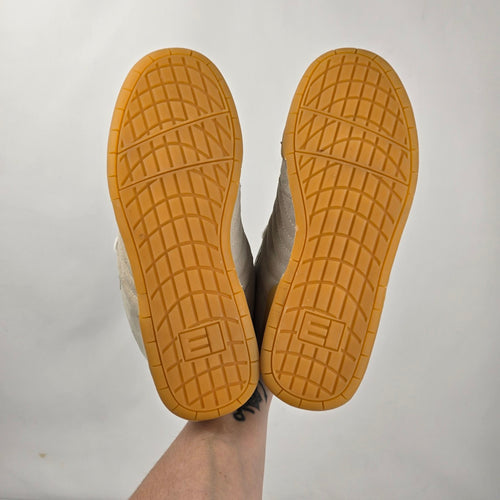 Era One Origin White Suede Skate Shoes Gum Sole Size 9.5