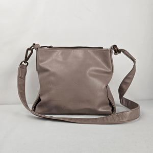 Matt & Nat Vegan Leather Crossbody Shoulder Bag Taupe