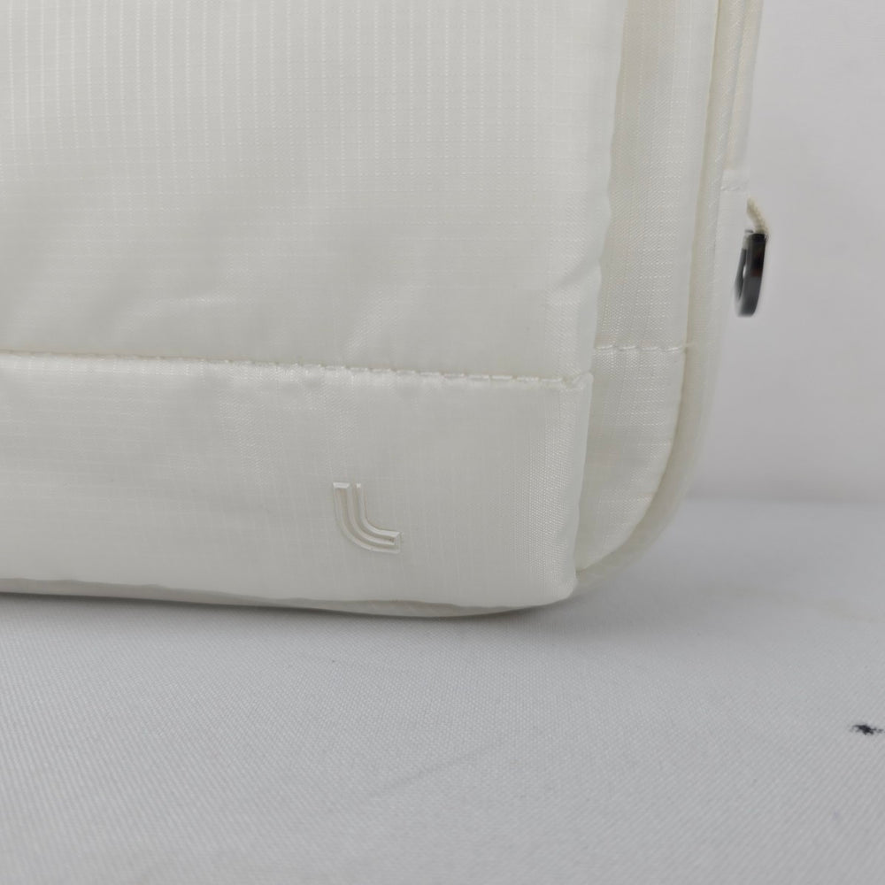 Lole Women's White Quilted Puffer Crossbody Belt Bag