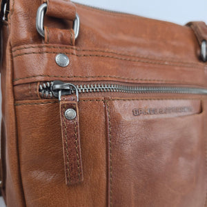 Spikes & Sparrow Brown Leather Crossbody Bag