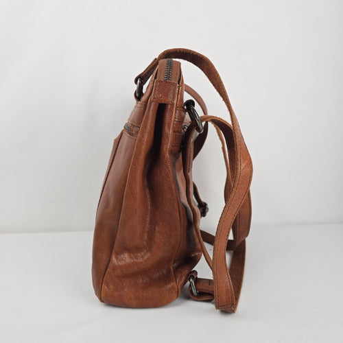 Spikes & Sparrow Brown Leather Crossbody Bag