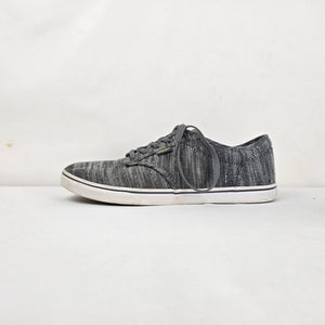 Vans Atwood Women's Grey Chambray Lace-Up Sneakers Size 10