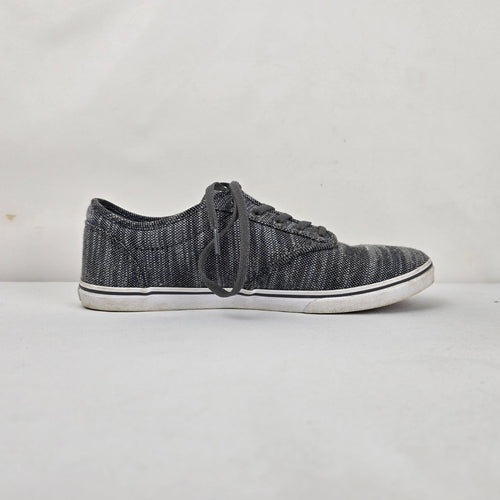 Vans Atwood Women's Grey Chambray Lace-Up Sneakers Size 10