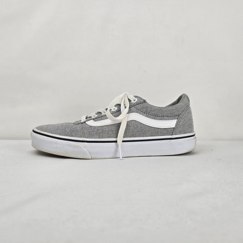 Vans Old Skool Grey Canvas Sneakers Size 8