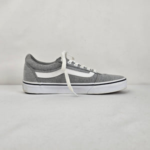 Vans Old Skool Grey Canvas Sneakers Size 8