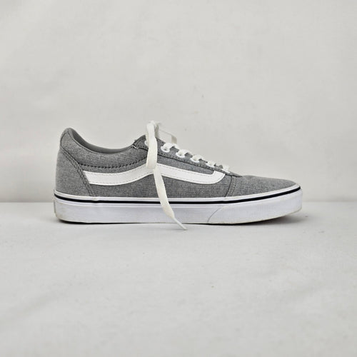 Vans Old Skool Grey Canvas Sneakers Size 8