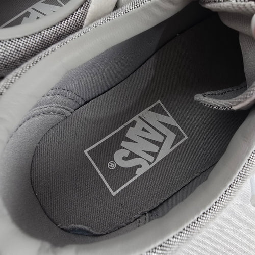 Vans Old Skool Grey Canvas Sneakers Size 8