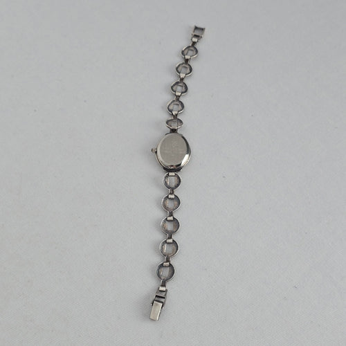 Vintage 925 Sterling Silver Marcasite Quartz Watch