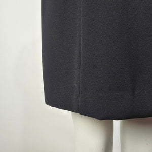Vintage Mark Edwards Evening Black Halter Neck Sheath Dress Size 8