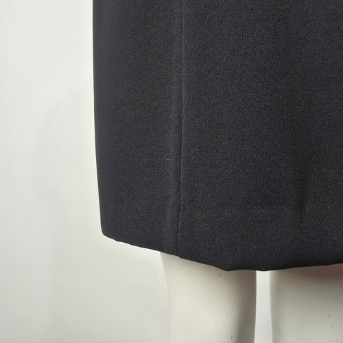 Vintage Mark Edwards Evening Black Halter Neck Sheath Dress Size 8