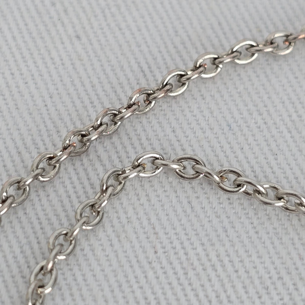 925 Sterling Silver Modern Open Circle Donut Pendant Necklace