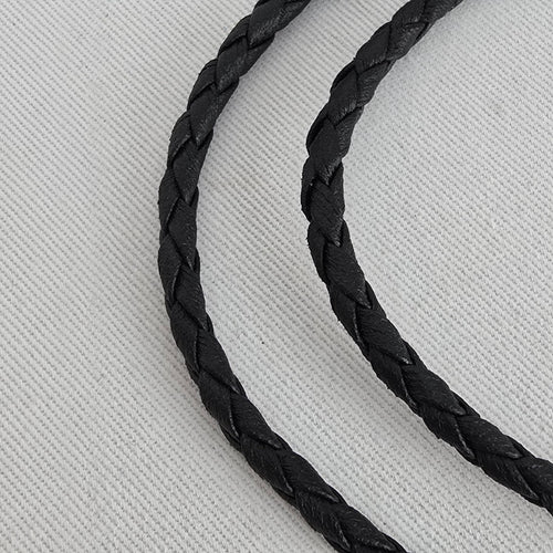 Western Silver Tone Bull Skull Bolo Tie Black Braided Cord