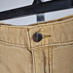 Carhartt Relaxed Fit Double Knee Pants Khaki Canvas Size 32x32