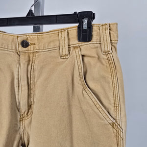 Carhartt Relaxed Fit Double Knee Pants Khaki Canvas Size 32x32