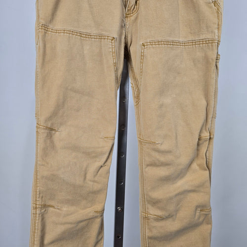 Carhartt Relaxed Fit Double Knee Pants Khaki Canvas Size 32x32