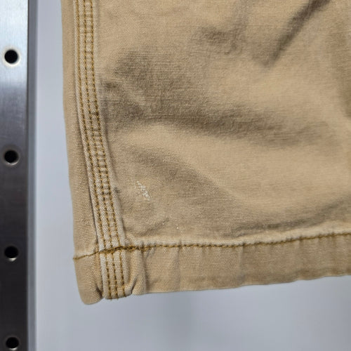 Carhartt Relaxed Fit Double Knee Pants Khaki Canvas Size 32x32