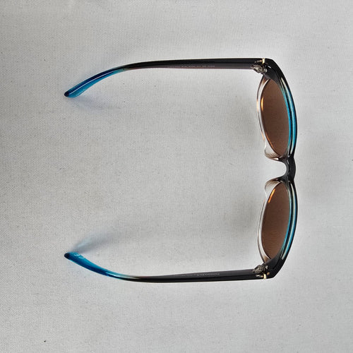 Panama Jack Polarized OP0322 Brown Teal Ombre Butterfly Sunglasses