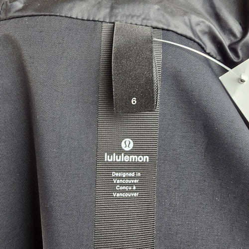 Lululemon Rain For Daze Jacket II Purple Camo Hooded Rain Jacket Women's 6