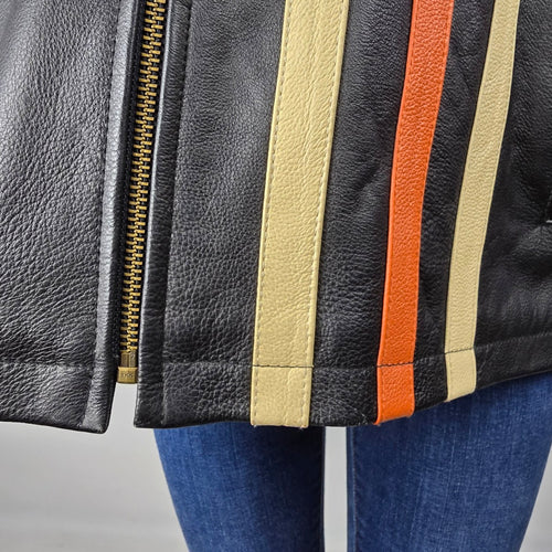 Vintage Y2k Best Buy Geek Squad Genuine Leather Jacket Size L