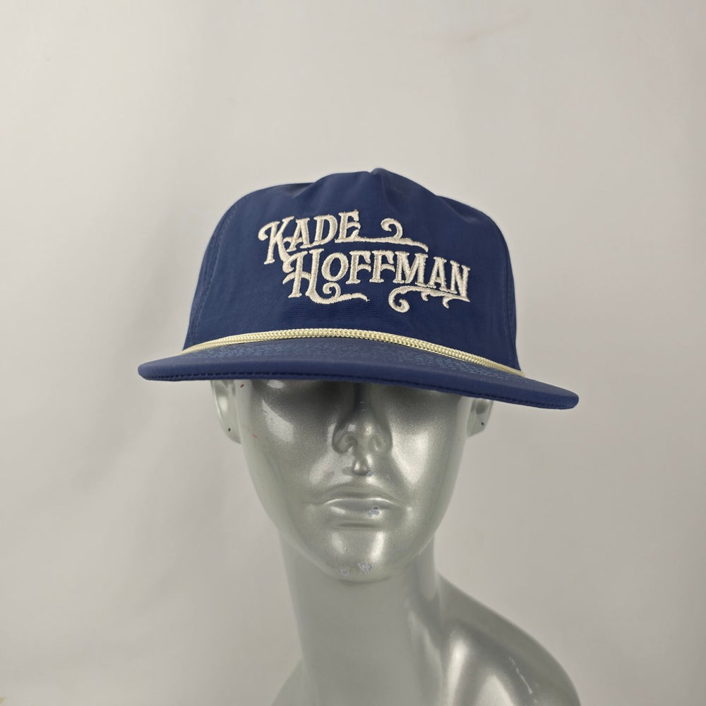 Kade Hoffman Official Tour Merch Rope Snapback Hat Navy