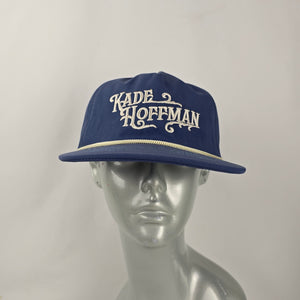 Kade Hoffman Official Tour Merch Rope Snapback Hat Navy