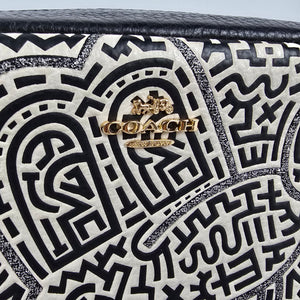 Coach x Disney x Keith Haring Mickey Mouse Cosmetic Case Travel Pouch CT436
