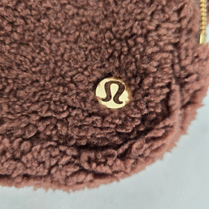 Lululemon Everywhere Belt Bag Large 2L Fleece Brown Gold Hardware