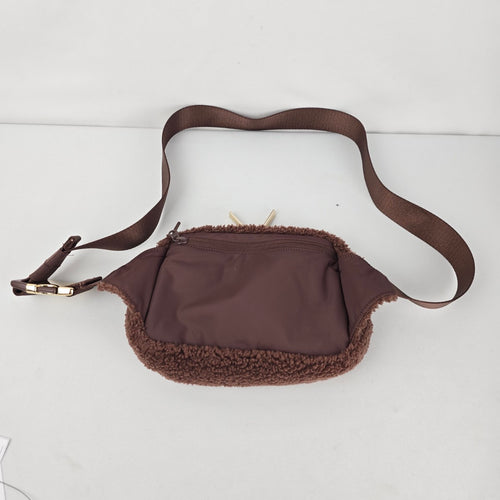 Lululemon Everywhere Belt Bag Large 2L Fleece Brown Gold Hardware